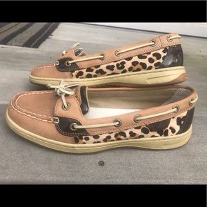 Womens cheetah print Sperry